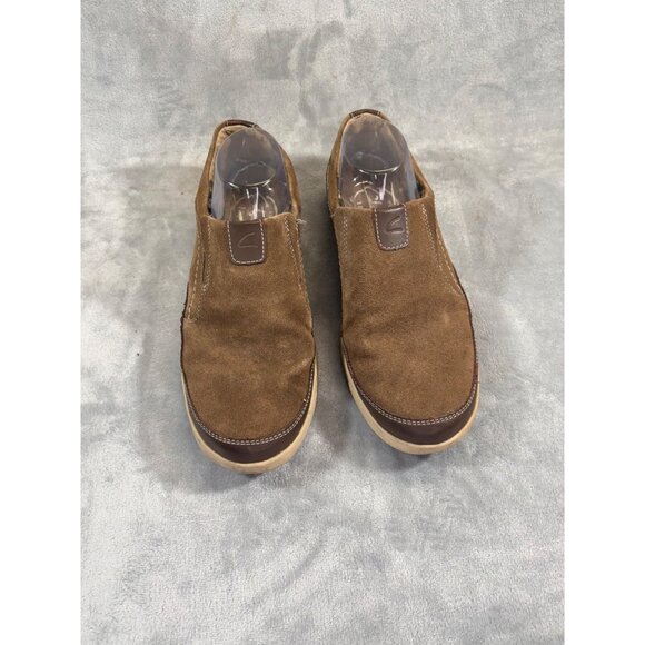 Clarks Shoes Men's 9M Tan Loafers slip on - Picture 3 of 10